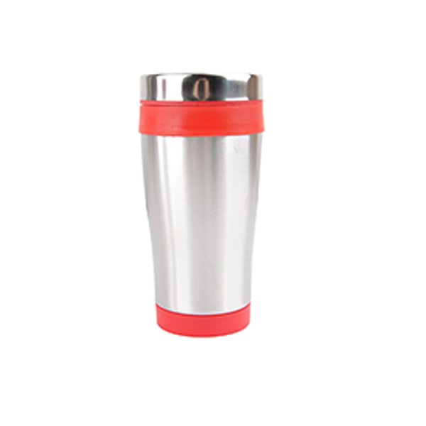 Copo Térmico de Inox 450ml para Viagem - Wellmix - Vermelho