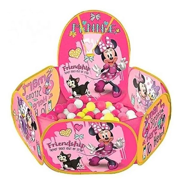 Piscina de Bolinha  Basquete Minnie100 Bolinhas - Zippy Toys