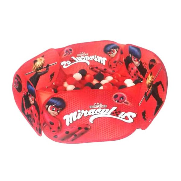 Piscina De Bolinhas Miraculous 100 Bolinhas - Zippy Toys