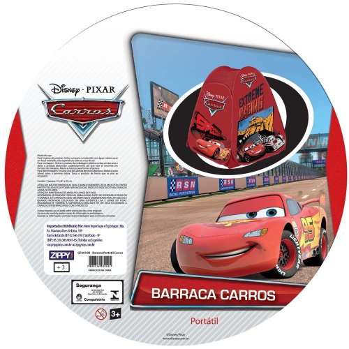 Barraca Infantil Portátil Carros Disney - Zippy Toys