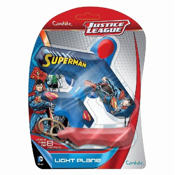 Avião LightPlane Liga da Justiça - Candide