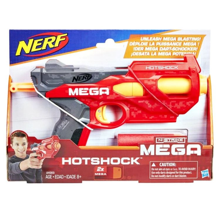 Lançador Nerf NStrike Mega Hotshock - Hasbro