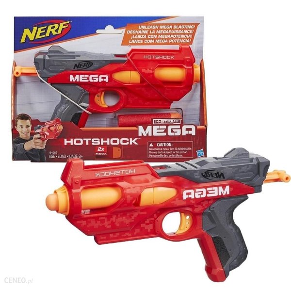 Lançador Nerf NStrike Mega Hotshock - Hasbro