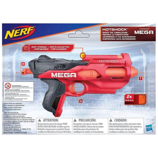 Lançador Nerf NStrike Mega Hotshock - Hasbro
