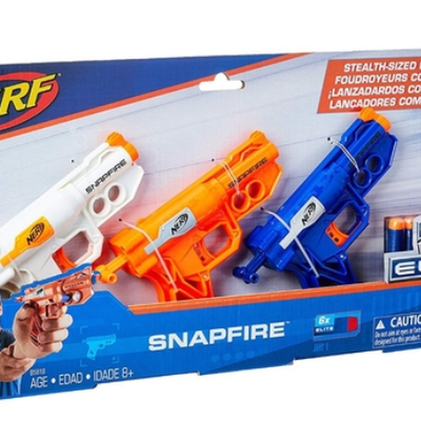 Nerf Elite Snapfire Pack com 3 - Hasbro
