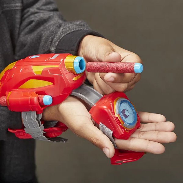 Lançador Nerf Power Moves Homem De Ferro Avengers - Hasbro