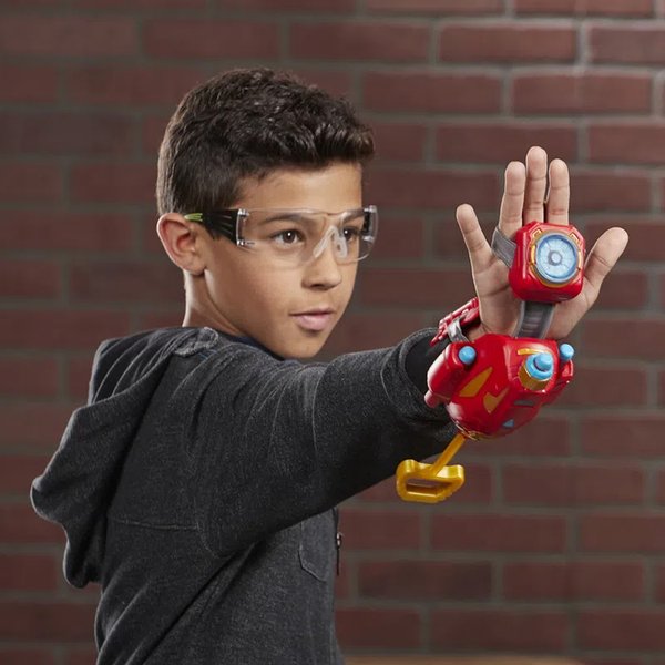 Lançador Nerf Power Moves Homem De Ferro Avengers - Hasbro