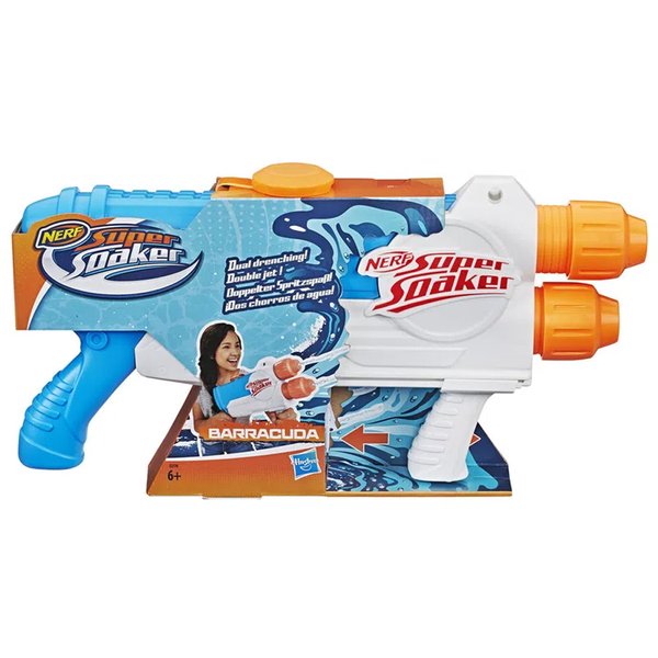 Lançador de Água Nerf Super Soaker Barracuda - Hasbro