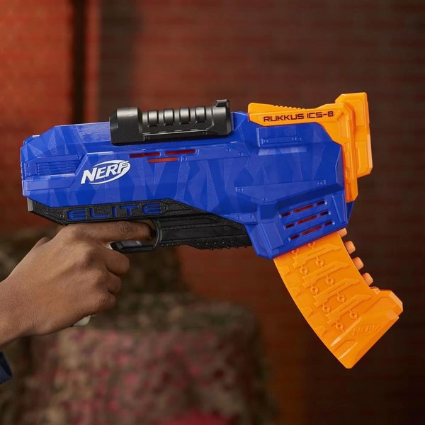 Lançador Nerf Elite Rukkus ICS 8 - Hasbro