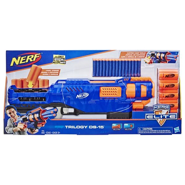 Lançador de Dardos Nerf N-Strike Elite Trilogy DS-15 - Hasbro