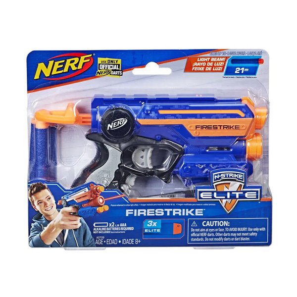 Lançador de Dardos Nerf Elite Firestrike - Hasbro