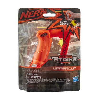 Lançador de Dardos Nerf Alpha Strike Uppercut - Hasbro - Laranja