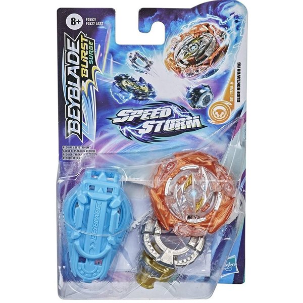 Beyblade Speedstorm com Lançador Glide Roktavor RG  - Hasbro