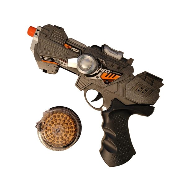 Brinquedo Pistola MD10250 Com Luz e Som - Jmd Toys