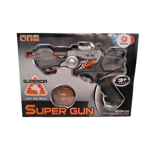 Brinquedo Pistola MD10250 Com Luz e Som - Jmd Toys