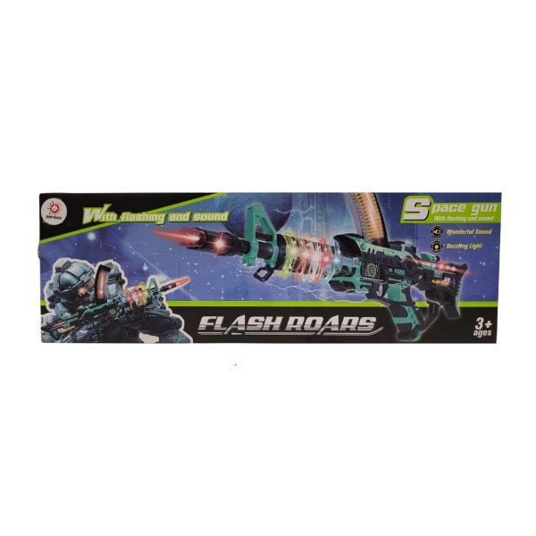 Brinquedo Metralhadora MD10256 Luz e Som - Jmd Toys