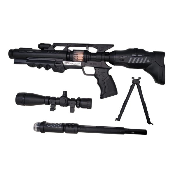 Brinquedo Sniper Rifle MD10252 Luz e Som - Jmd Toys