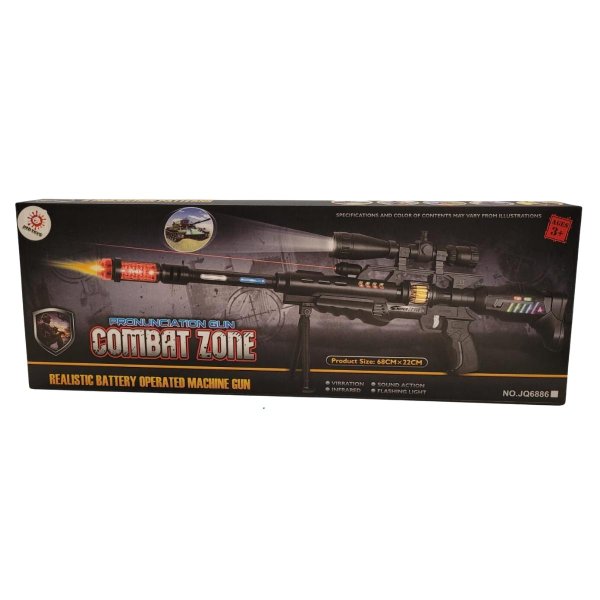 Brinquedo Sniper Rifle MD10252 Luz e Som - Jmd Toys