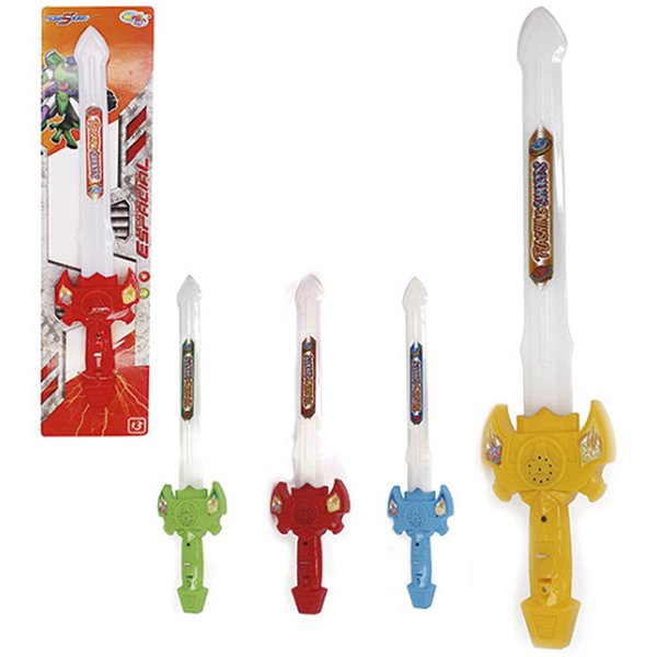 Espada Espacial Com Som e Luz - Wellmix - Vermelho