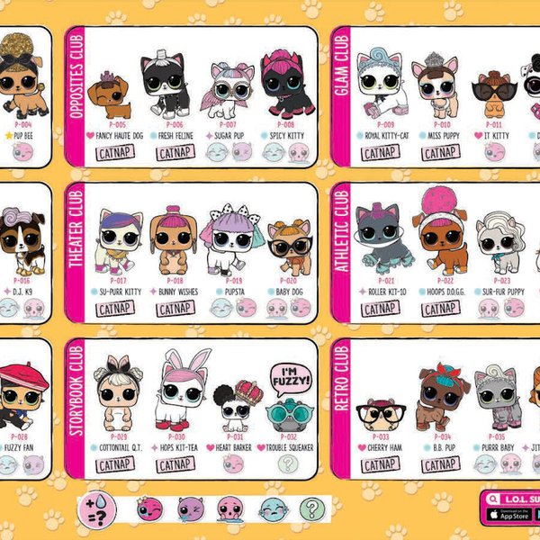 Mini Boneca Surpresa LOL Pets Série 3 - Candide