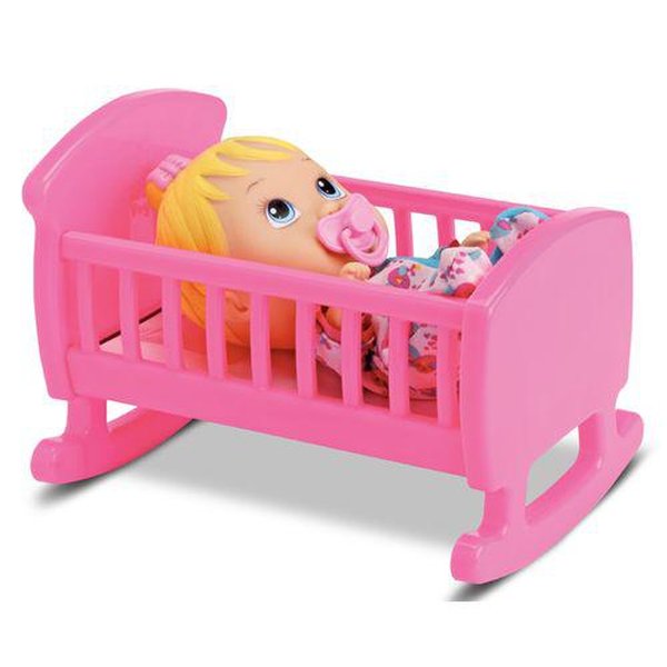 Boneca Little Dolls Bercinho Com Chupeta - Divertoys