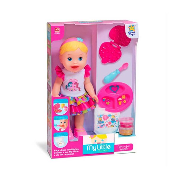 Boneca My Little Collection Come e Faz Caquinha - Divertoys