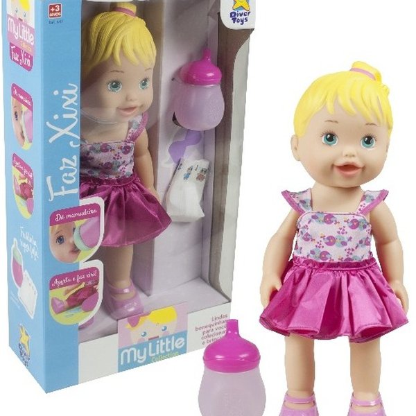 Boneca My Little Collection Faz Xixi - Divertoys