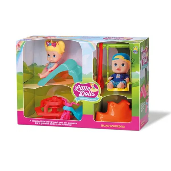 Boneca Little Dolls Playground - Divertoys