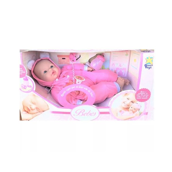 Boneca Bebê Coleção Capuz Com Orelhinhas - Divertoys