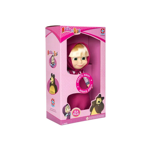 Boneca Masha E O Urso Com Som -  Estrela