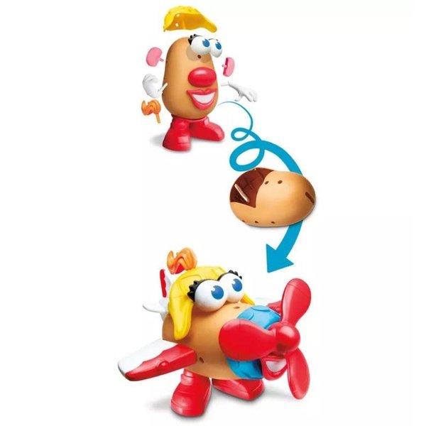 Boneco Sra. Potato Head Avião Divertido - Hasbro