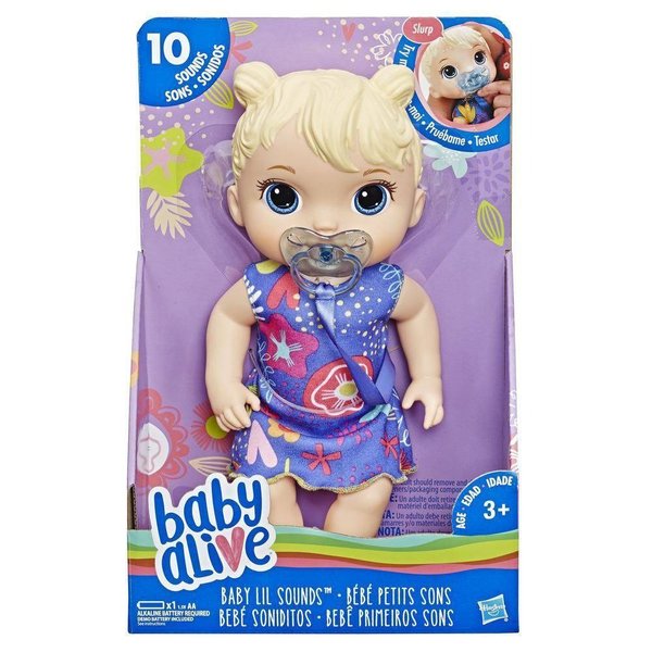 Baby Alive Boneca Primeiros Sons Loira- Hasbro