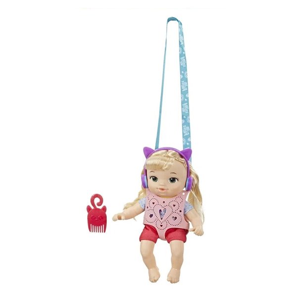 Boneca Baby Alive Littles Carry Equipe de Aventuras Loira - Hasbro
