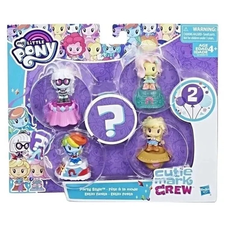 My Little Pony Kit Colecionável Cuties II Estilo Festa - Hasbro