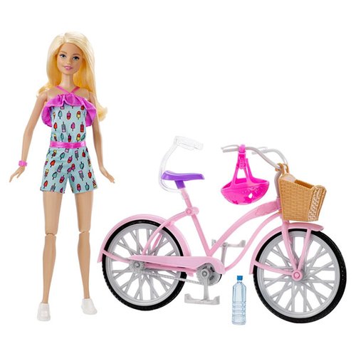 Mattel - Bicicleta Barbie com Cesta de Flores