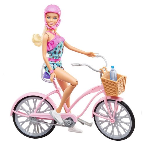 Boneca Barbie com Bicicleta Ftv96 - Mattel