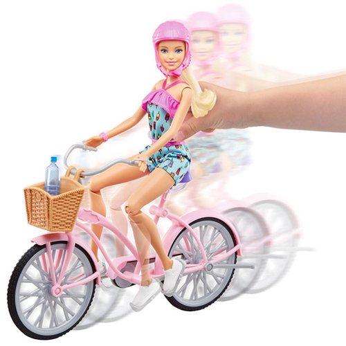 Boneca Barbie com Bicicleta Ftv96 - Mattel