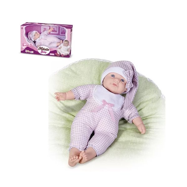 Boneca Miketa Baby com Touquinha - Miketa