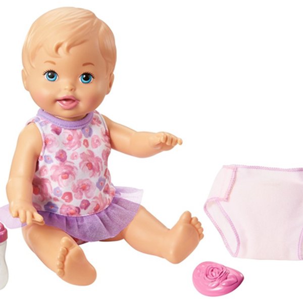 Boneca Little Mommy Bebê Faz Xixi - Mattel - Loira