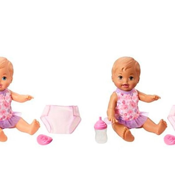 Boneca Little Mommy Bebê Faz Xixi - Mattel - Morena