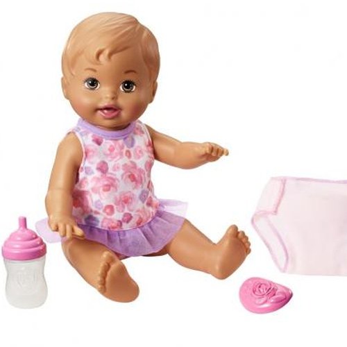 Boneca Little Mommy Bebê Faz Xixi - Mattel - Morena