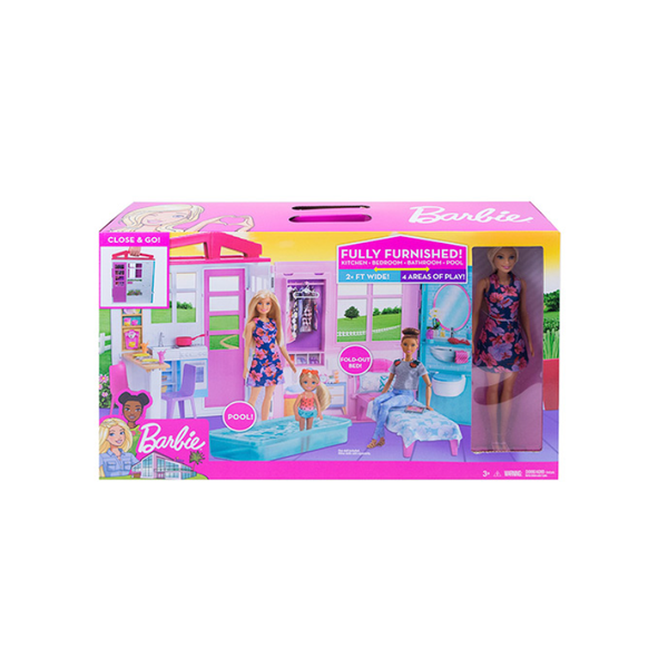 Barbie Casa Glam Com Boneca - Mattel