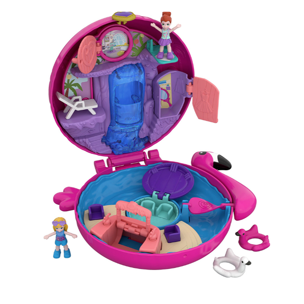 Polly Pocket Mundo De Aventura Flamingo Surpresa - Mattel
