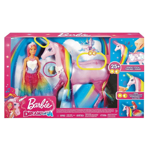 Barbie Unicórnio de Luzes Mágicas - Mattel