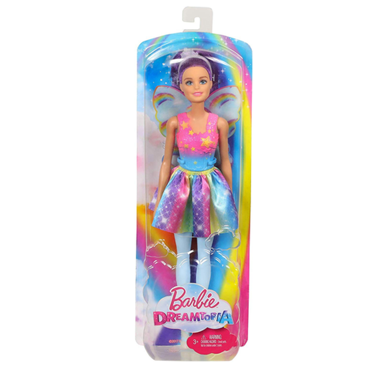 Boneca Barbie Dreamtopia Fadas - Mattel - roxa