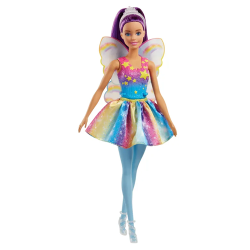 Boneca Barbie Dreamtopia Fadas - Mattel - roxa