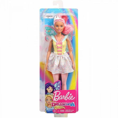 Boneca Barbie Dreamtopia Fadas - Mattel - rosa