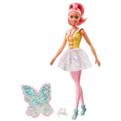 Boneca Barbie Dreamtopia Fadas - Mattel - rosa