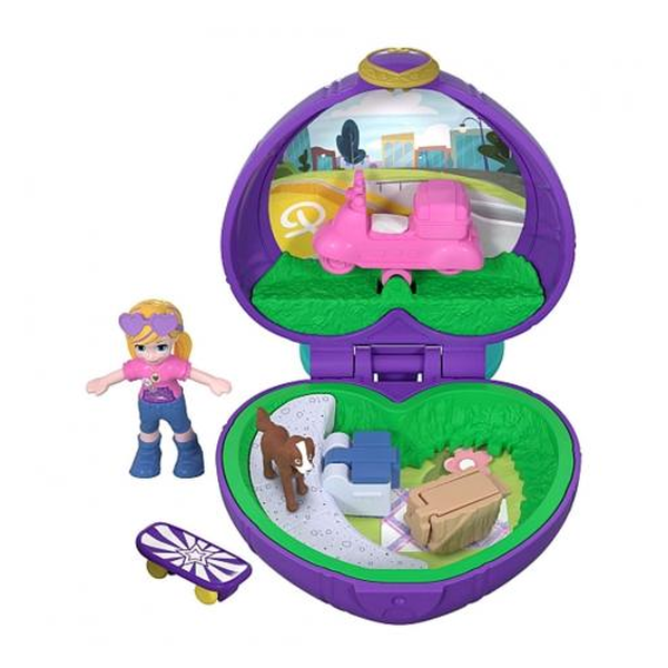 Polly Playset Estojo Pequenos Lugares Sortidos - Mattel