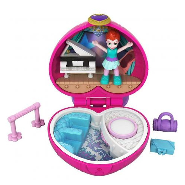 Polly Playset Estojo Pequenos Lugares Sortidos - Mattel